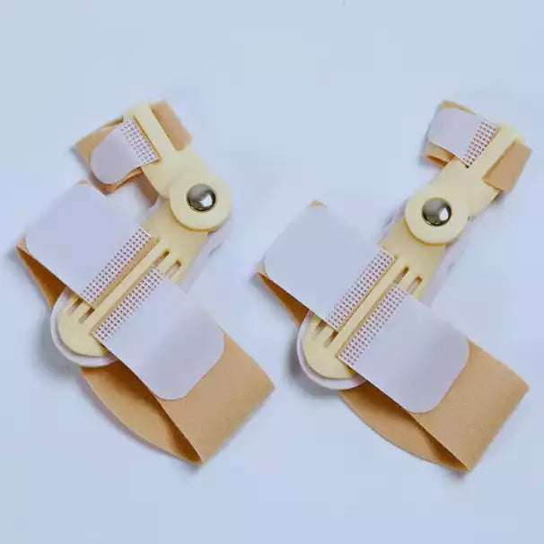 Vu de la paire de prothèse beige/nude