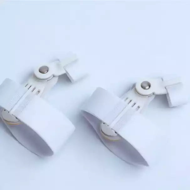 Vu de la paire de prothèse blanche